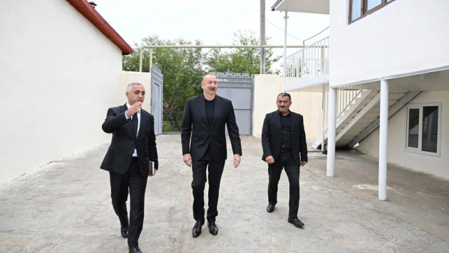 <p>İlham Əliyev Xocalı rayonunun Seyidbəyli kəndində olub&nbsp;</p>